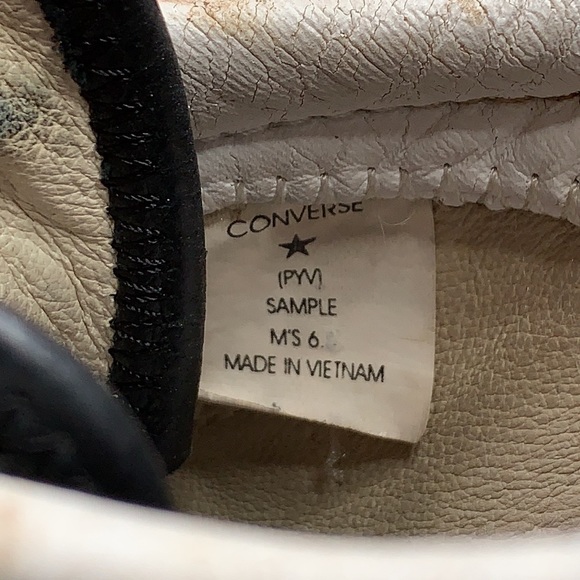 Vintage Sample Leather Converse YY1 Athletic Shoe - Picture 6 of 11